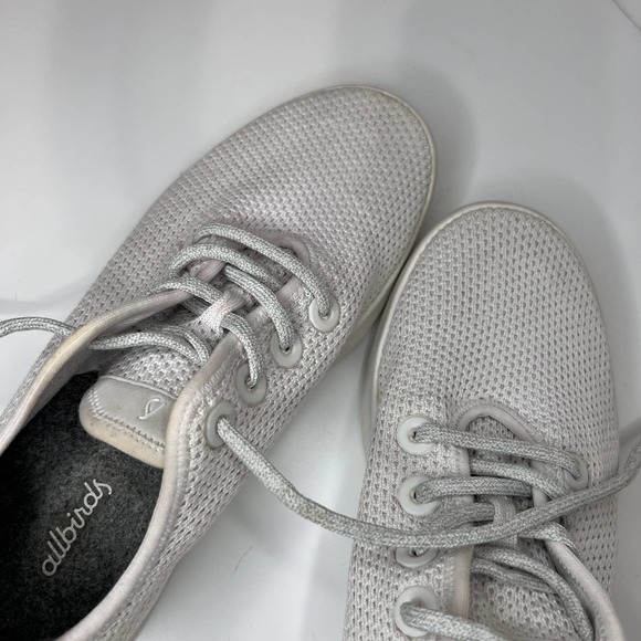 Allbirds Tree Runners Kaikoura White (White Sole) Size 8 - Picture 13 of 13